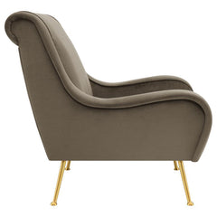 Ricci - Upholstered Saddle Arm Accent Chair