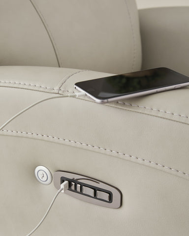 Pincara - Power AutoGlide Recliner With Adjustable Headrest