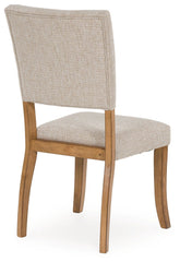 Rybergston - Light Brown - Dining Upholstered Side Chair (Set of 2)