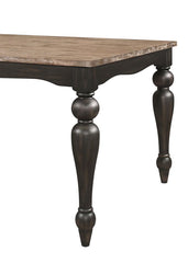 Bridget - Rectangular Dining Table - Brown Brushed