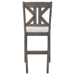 Athens - Wood Counter Chair With Cushion (Set of 2) - Barn Gray