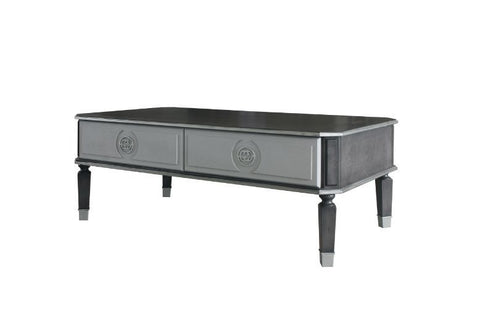 House - Beatrice Coffee Table - Charcoal & Light Gray Finish