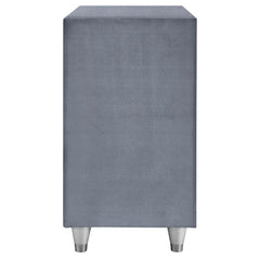 Antonella - 3-Drawer Upholstered Nightstand