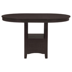 Lavon - Oval Extension Counter Dining Table - Espresso