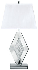 Prunella - Silver Finish - Mirror Table Lamp