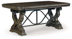 Maylee - Dark Brown - Dining Extension Table