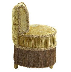 Bernadette - Stool - Gold Velvet