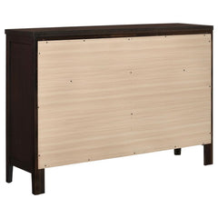 Carlton - 6-Drawer Dresser - Cappuccino