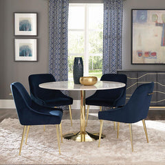 Mayette - Upholstered Side Dining Chair (Set of 2) - Blue