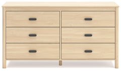 Cabinella - Tan - Six Drawer Dresser