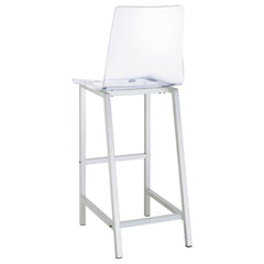 Juelia - Chrome Stools (Set of 2)