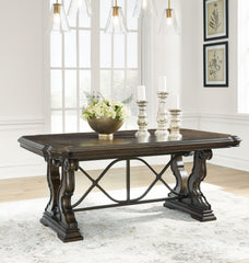 Maylee - Dark Brown - Dining Extension Table