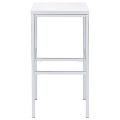 Natividad - 5 Piece Pub Height Bar Table Set - White High Gloss