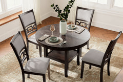 Langwest - Brown - Dining Room Table Set (Set of 5)