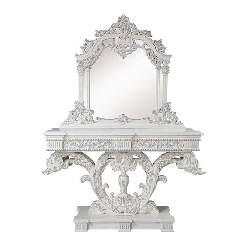 Vanaheim - Console Table - Antique White Finish