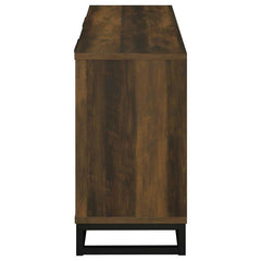 Ryatt - 4 Door Engineered Wood Accent Cabinet - Dark Pine