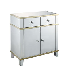 Osma - Accent Table - Mirrored & Gold