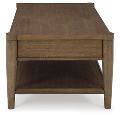 Roanhowe - Brown - Rectangular Cocktail Table