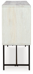 Freyton - White / Gray - Accent Cabinet