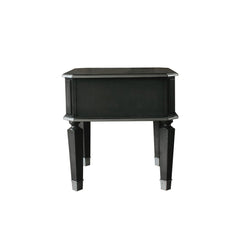 House - Beatrice End Table - Charcoal & Light Gray Finish