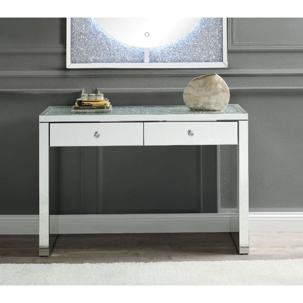 Noralie - Accent Table - Pearl Silver - Wood - 32"