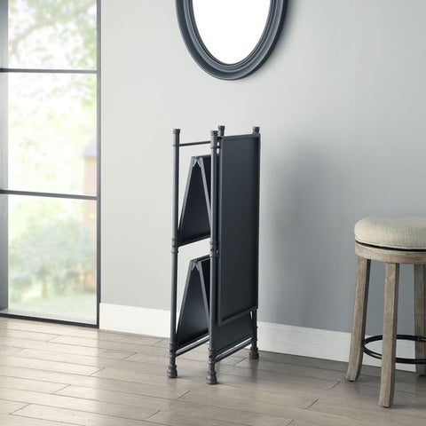 Cordelia - Console Table - Sandy Black, Dark Bronze Hand-Brushed Finish