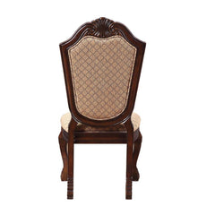 Chateau De Ville - Side Chair (Set of 2) - Fabric & Espresso Finish