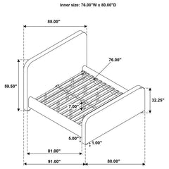 Wren - Upholstered Platform Bed