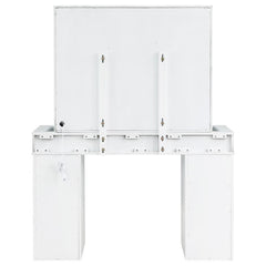 Regina - Makeup Vanity Table Set With Lighting - White