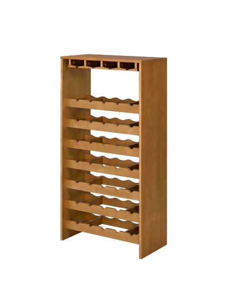 Hanzi - Wine Cabinet - Oak Finish