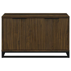 Ryatt - 4 Door Engineered Wood Accent Cabinet - Dark Pine