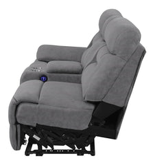 Higgins - LAF Power Loveseat - Gray