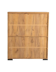 Bristol - 6-Shelf Engineered Wood Shoe Cabinet - Golden Oak