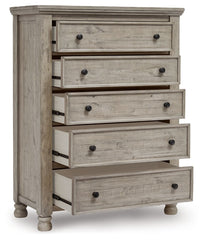 Harrastone - Gray - Five Drawer Chest