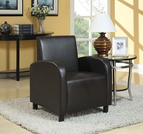 Maxie - Accent Chair - Black PU