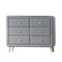 Valda - Dresser - Light Gray Fabric