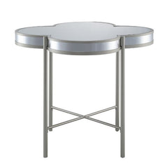 Clover - Counter Height Table - Silver & Champagne Finish