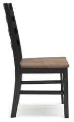 Wildenauer - Brown / Black - Dining Room Side Chair (Set of 2)