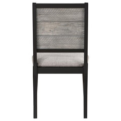 Elodie - Wood Dining Side Chair (Set of 2) - Gray And Black