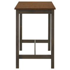 Connie - 4 Piece Counter Height Set - Chestnut And Dark Brown