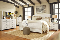 Willowton - Brown / Beige / White - Five Drawer Chest