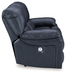 Leesworth - Ocean - 3 Pc. - Power Reclining Sofa, Power Reclining Loveseat, Power Rocker Recliner