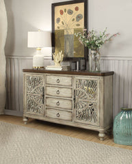 Vermont - Accent Table - Antique White