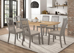 Nogales - Rectangular Wood Dining Table - Coastal Gray