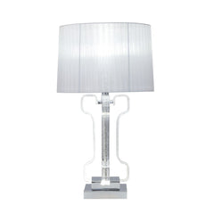 Melinda - Table Lamp - Clear Acrylic & Chrome