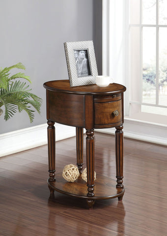 Peniel - Accent Table - Dark Oak