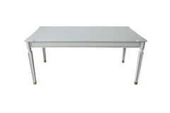 House - Marchese Dining Table - Pearl Gray Finish