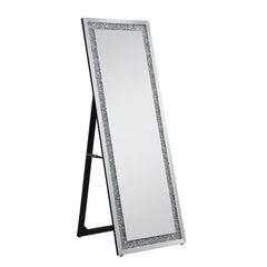 Noralie - Accent Mirror - Mirrored & Faux Diamonds