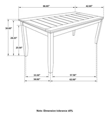 Dalila - Rectangular Dining Table