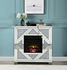 Noralie - Fireplace - Mirrored & Faux Diamonds - 38"